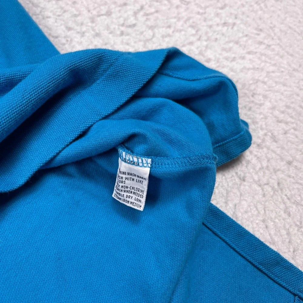 Polo Ralph Lauren Polo Shirt Mens XL Blue Short Sleeve Classic Fit Pique Logo
